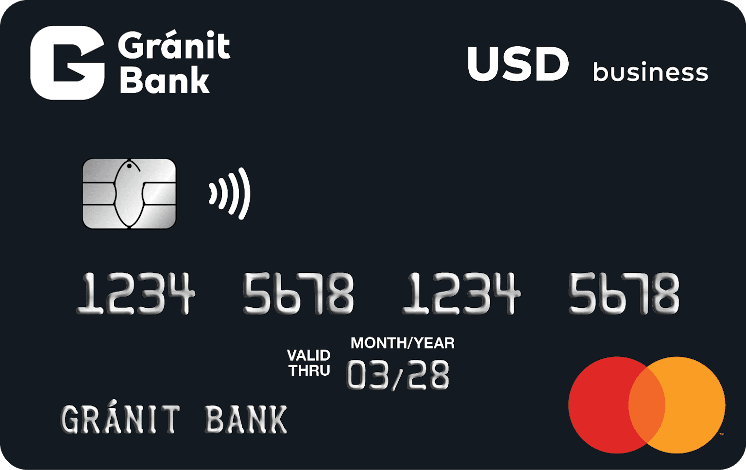 Gránit Business USD Mastercard